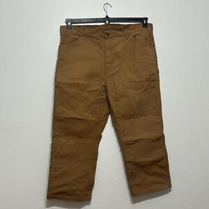 Dickies Brown Canvas Heavy Duty Workwear Carpenter Pants Men's Size 44 X 32
